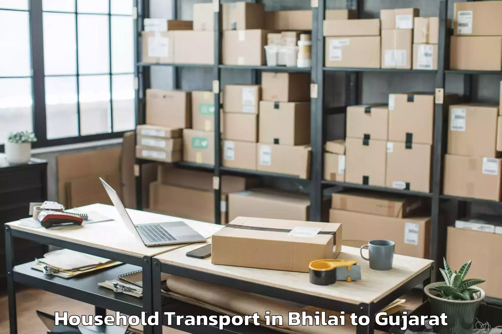 Reliable Bhilai to Samri Household Transport